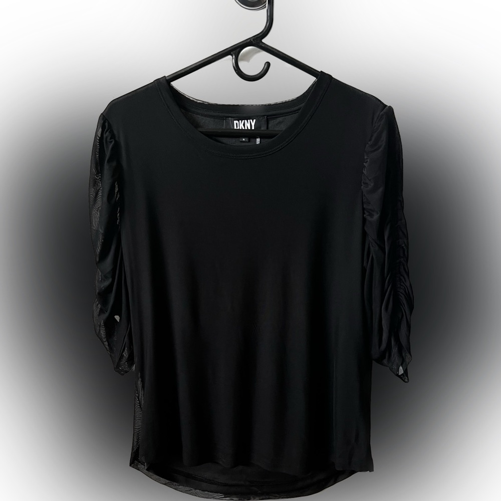 DKNY 3/4 sleeve blouse, XL